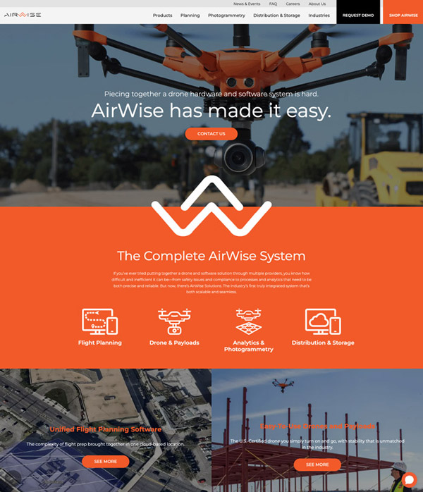 AirWise Solutions website